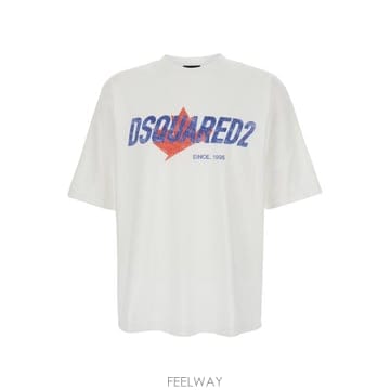 26SS 디스퀘어드2 반팔 티셔츠 S74GD1556D20106100 White