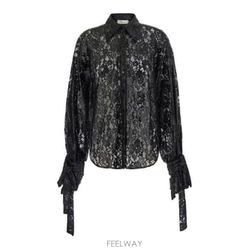Blumarine 26FW ���縶�� ����콺 ���� NF6031J161222222 Black26FW ���縶�� ����콺 ���� NF6031J161222222 Black