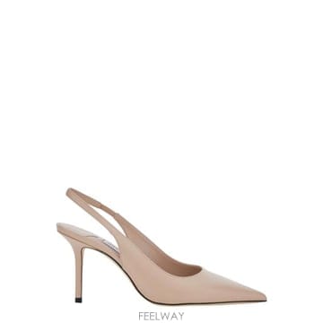 26FW 지미추 힐 펌프스 LOVESB85CLFMACARON Beige