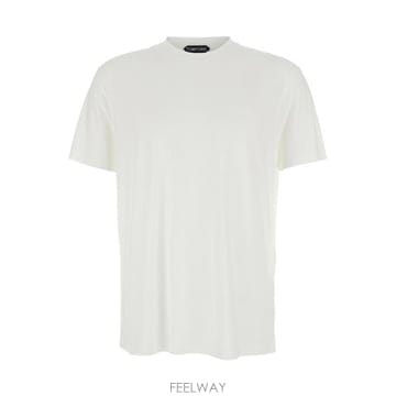 26FW 톰포드 반팔 티셔츠 JCS004JMT012WAB White