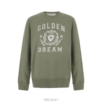26FW 골든구스 긴팔 티셔츠 GMP01223P00263436109 Green