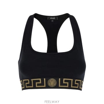 26FW 베르사체 트레이닝 티셔츠 AUD010391A10011A1008 Black