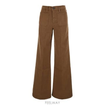 프레임데님 프레임 데님 팬츠 LDGR BROWN