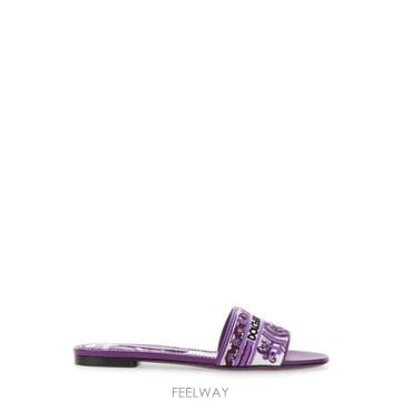 25FW 돌체앤가바나 뮬 슬리퍼 CQ0571AV804I03TN Violet