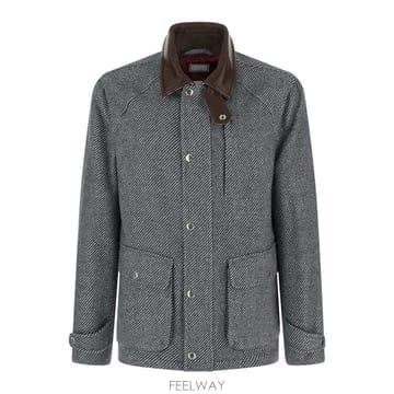 Brunello Cucinelli 26FW ���ڷ� ��ġ�ڸ� ���� MV4596382C053 Grey26FW ���ڷ� ��ġ�ڸ� ���� MV4596382C053 Grey