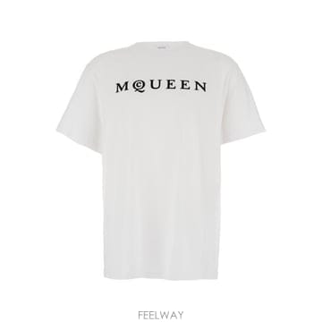 Alexander Mcqueen 25FW �˷���� ���� ���� Ƽ���� 828420QTADD0909 White25FW �˷���� ���� ���� Ƽ���� 828420QTADD0909 White