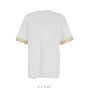 Versace 26FW ������ü ���� Ƽ���� 10040791A111192W110 White26FW ������ü ���� Ƽ���� 10040791A111192W110 White