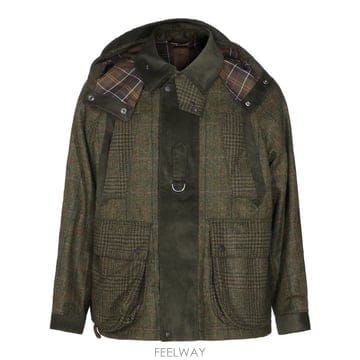 바버 OLIVE 그린 울 자켓 262MWO0320GN55 B0482507421
