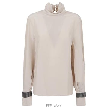 Brunello Cucinelli 25FW ���ڷ� ��ġ�ڸ� ũ������ �� �� ����콺 MB993EK714 C8561 SAND25FW ���ڷ� ��ġ�ڸ� ũ������ �� �� ����콺 MB993EK