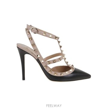 Valentino 26FW �߷�Ƽ�� ����ٴ� �� ������ WS0393 VOD N91 NERO POUDRE26FW �߷�Ƽ�� ����ٴ� �� ������ WS0393 VOD N91 NERO P