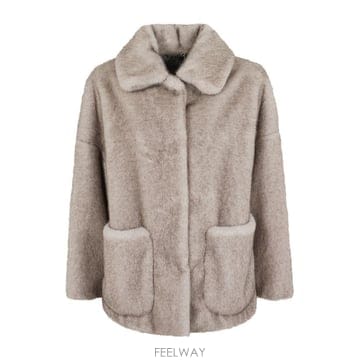 26FW 에르노 페이크 퍼 패치 포켓 코트 페이크 퍼 패치 포켓 코트 GC000600D 12739