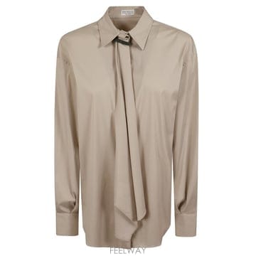 Brunello Cucinelli 26FW ���ڷ� ��ġ�ڸ� ����콺 M0091M2F06 CXR65 STONY GROUND26FW ���ڷ� ��ġ�ڸ� ����콺 M0091M2F06 CXR65 STONY