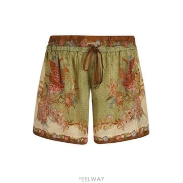 26FW 짐머만 숏팬츠 3497ASS262 KHSF KHAKI SCARF FLORAL
