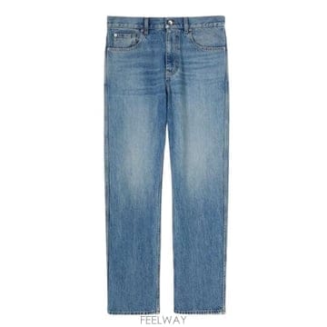 26SS 구찌 슬림 핏 코튼 데님 팬츠 844629 XDDD24009 LIGHT BLUE