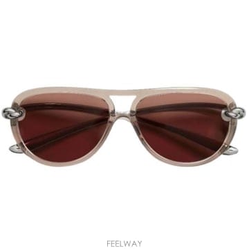 26FW 보테가베네타 선글라스 841235 VBL802042 BROWN SILVER