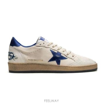 Golden Goose 26FW ��籸�� �� ��Ÿ �����̵� ����Ŀ�� GMF00117 F00219810327 WHITE BLUETTE26FW ��籸�� �� ��Ÿ �����̵� ����Ŀ�� GMF00117 F0021