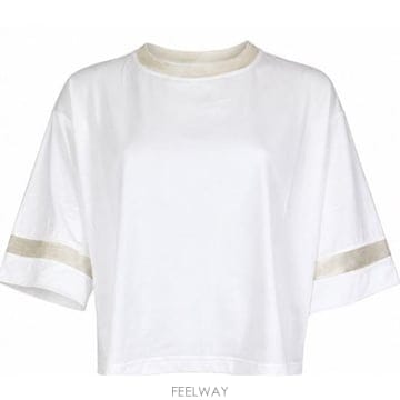 Fabiana Filippi 26SS �ĺ�Ƴ� �ʸ��� ���� Ƽ���� JED266 F157L90521 BIANCO OTTICO26SS �ĺ�Ƴ� �ʸ��� ���� Ƽ���� JED266 F157L90521 BIA