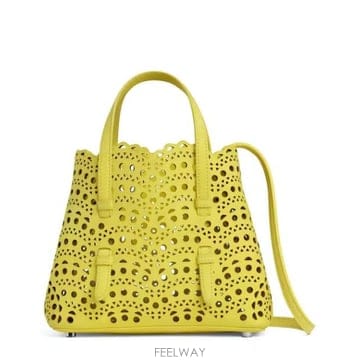 Alaia 26FW �˶��̾� �� ���̺� ���� ī����Ų �̳� 20 �� AA1S06720CA322U23 Yellow26FW �˶��̾� �� ���̺� ���� ī����Ų �̳� 20 �� AA1