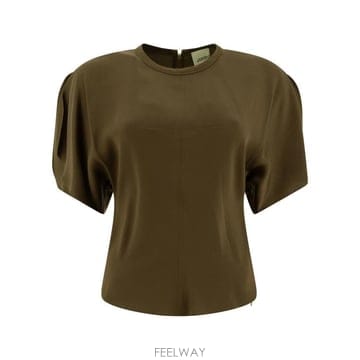 Isabel Marant 25SS ���ں����� ���� Ƽ���� 25PHT0568FAC1J04I50BZ Brown25SS ���ں����� ���� Ƽ���� 25PHT0568FAC1J04I50BZ Brow