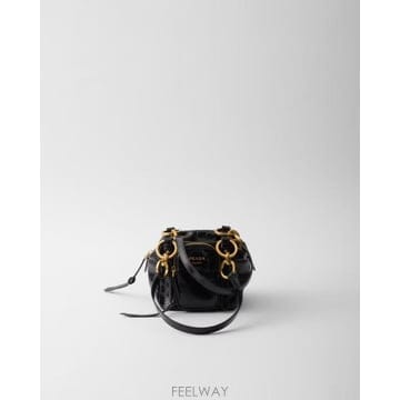 PRADA 26SS ����� ��� ���� ž �ڵ� �̴Ϲ� 1BB1372CYRF0002 V OOO Black26SS ����� ��� ���� ž �ڵ� �̴Ϲ� 1BB1372CYRF0002 V