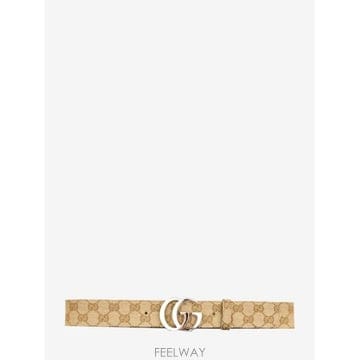 26FW 구찌 플랫 마몽 벨트 플랫 마몽 벨트 864233FAFUT9611 Beige