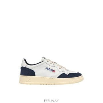 26FW 오트리 메달리스트 로우 스니커즈 AULMFT22 WHT DENIM