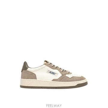 26FW 오트리 메달리스트 로우 스니커즈 AULMBW07 WHT LICORICE