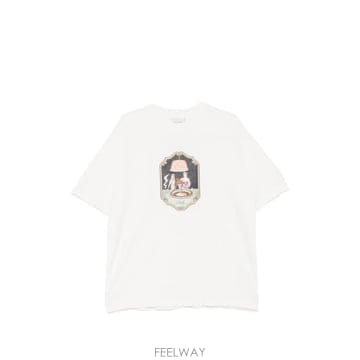 Drole de Monsieur 26FW ��ѵ幫�� ���� Ƽ���� M TS355 CO002 OW OW OFF WHITE26FW ��ѵ幫�� ���� Ƽ���� M TS355 CO002 OW OW OFF WH