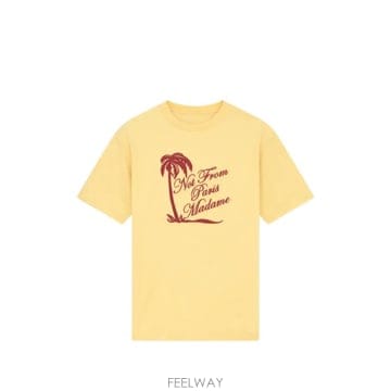26FW 드롤드무슈 반팔 티셔츠 K TS297 CO002 LYL LYL LIGHT YELLOW