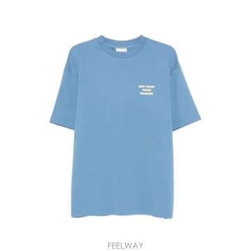 26FW 드롤드무슈 반팔 티셔츠 K TS203 CO002 ATBL ATBL ATLANTIC BLUE