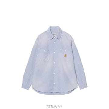 26FW 칼하트 WIP 긴팔 셔츠 I036919 010L BLUE