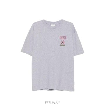 26FW 드롤드무슈 반팔 티셔츠 M TS342 CO248 HGRE HGRE HEATHER GREY