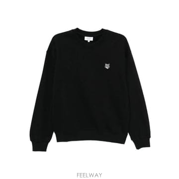 26FW 메종키츠네 폭스 헤드 컴포트 스웨트셔츠 PM00304KM0341 P199 BLACK