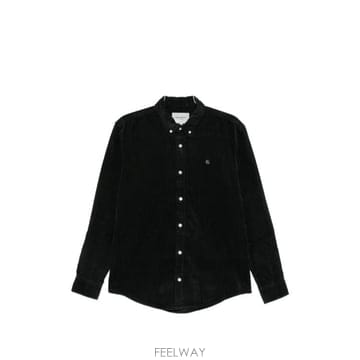 26FW 칼하트 WIP 긴팔 셔츠 I029958 3T6XX RAVEN