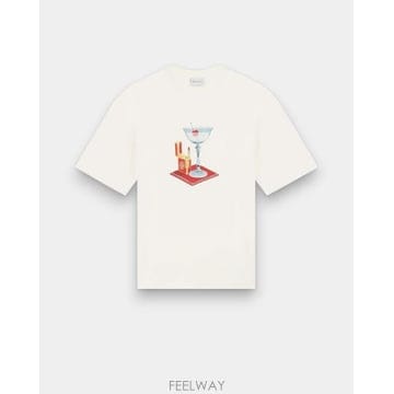 26SS 드롤드무슈 반팔 티셔츠 TS291 CO002 OW Beige