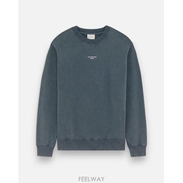 26FW 드롤드무슈 긴팔 티셔츠 SW148 CO127 DARK GREY