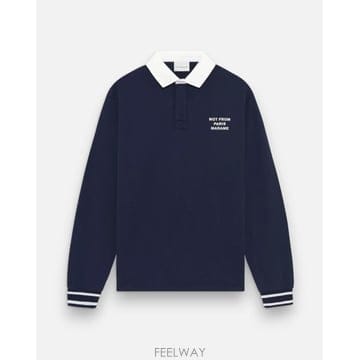 26FW 드롤드무슈 반팔 티셔츠 PL190 CO248 NAVY