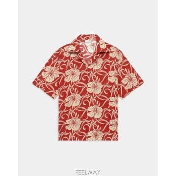 26SS 드롤드무슈 반팔 셔츠 K SH228 CO288RD Red