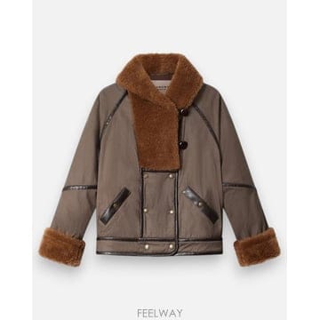 26FW 이자벨마랑 무스탕 VE0725FA D3C01E50BW Brown