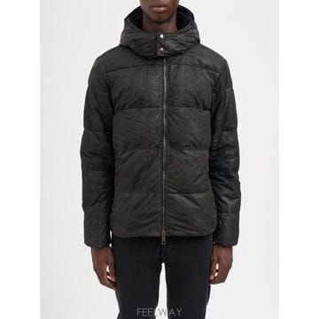 26FW 조르지오 브라토 숏패딩 RGU27F01094BISVBRUSHFNERO Black