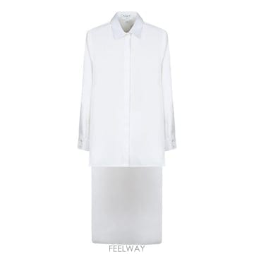 27FW 알라이아 셔츠 AA9C1013 T611D 000 White