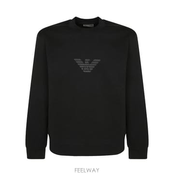 27FW 엠포리오 아르마니 긴팔 티셔츠 EM004541 AF10013 MC539 Black