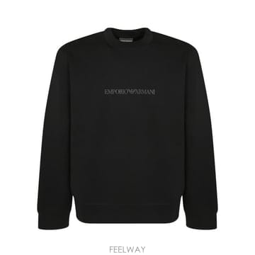 27FW 엠포리오 아르마니 긴팔 티셔츠 EM004541 AF10013 MC540 Black