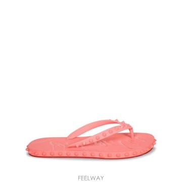 27FW 크리스챤 루부탱 뮬 슬리퍼 1230961 9136 Pink