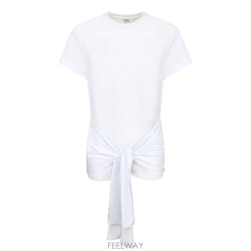 27FW 토템 반팔 티셔츠 263WRT0755 FB0419 047 White