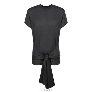 27FW 토템 반팔 티셔츠 263WRT0755 FB0419 001 Black