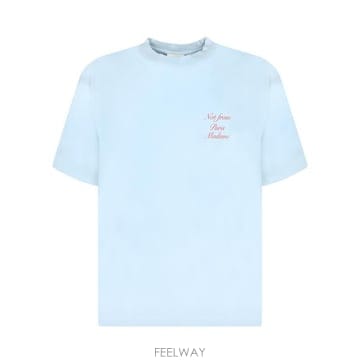 26SS 드롤드무슈 반팔 티셔츠 KTS209 CO002 LBE Blue