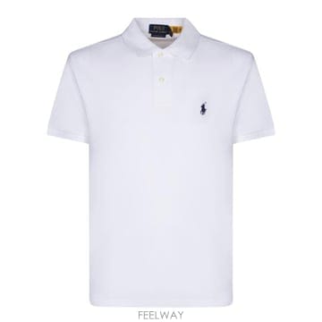 27FW 폴로 랄프로렌 폴로 티셔츠 710666998 002 White