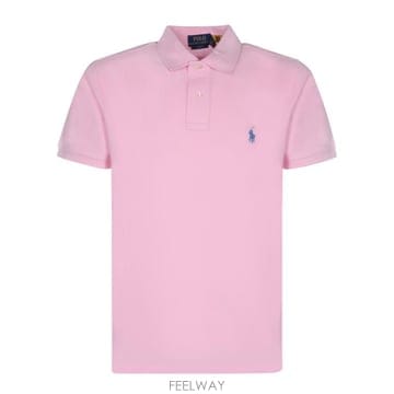 27FW 폴로 랄프로렌 폴로 티셔츠 710795080 004 Pink