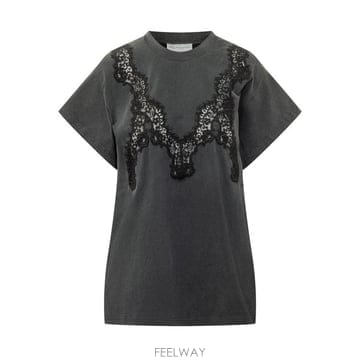 Stella McCartney 26FW ���ڶ� ��īƮ�� ���� Ƽ���� 6J04733SQA73 1082 WASHED BLACK26FW ���ڶ� ��īƮ�� ���� Ƽ���� 6J04733SQA73 1082 WAS